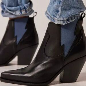 Free People Women's Flash Leather Western Boots